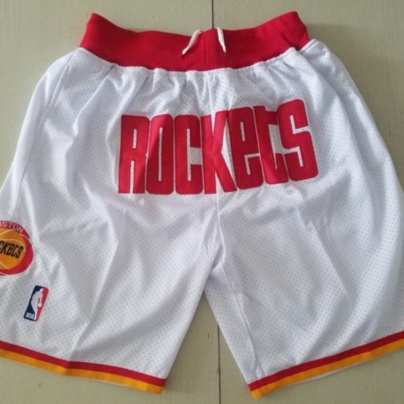 rockets basketball shorts